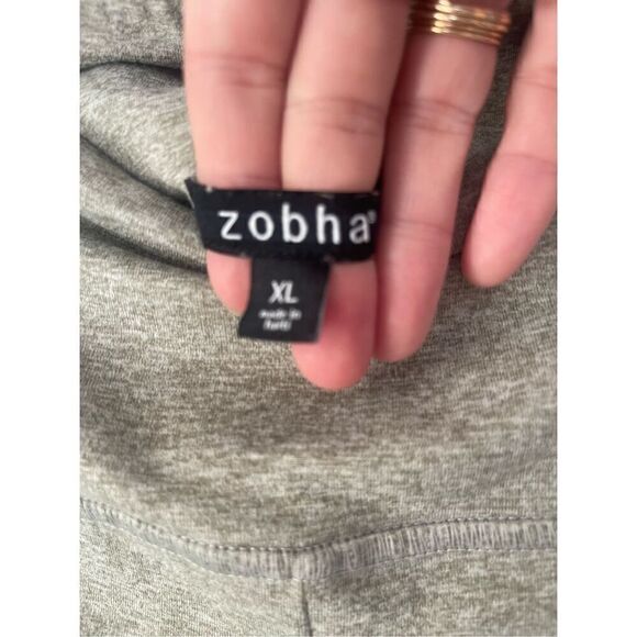 NWOT Zobha Heathered green leggings Size XL - Picture 4 of 4
